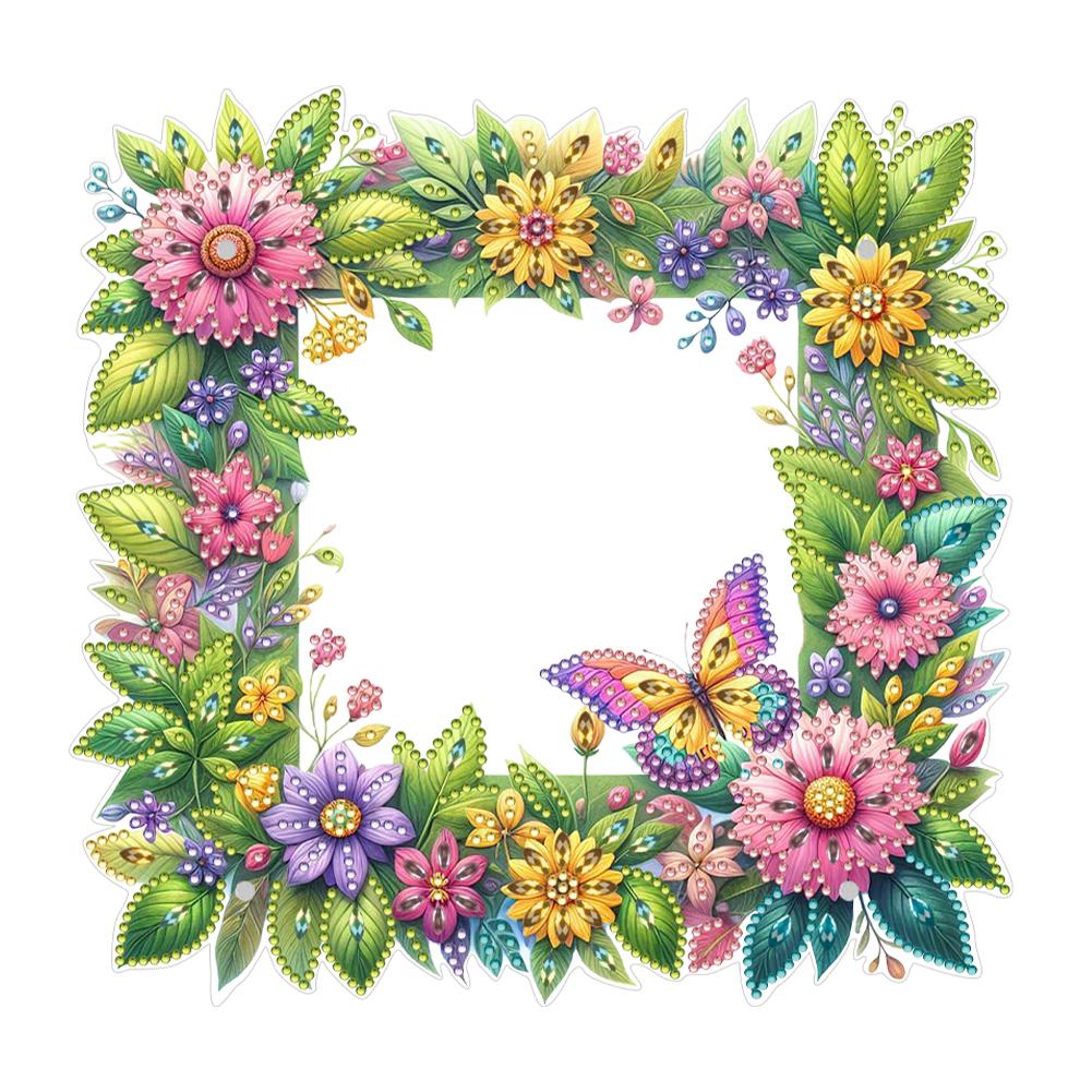 Sada pro DIY diamantové malování se speciálním tvarem květinového stolního diamantového malování ornament diamantový malování fotorámeček pro domácí kancelář