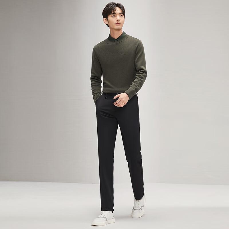 Septwolves Men's Far Infrared Thermal Straight-Leg Trousers