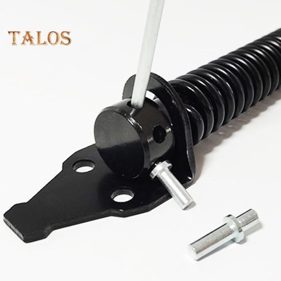 Door Hinge Latch Self Closing Door Spring Adjustable Tension Outdoor Gate Closer Rust-proof Automatic Fence Door Latch for Wooden Heavy Duty Gates