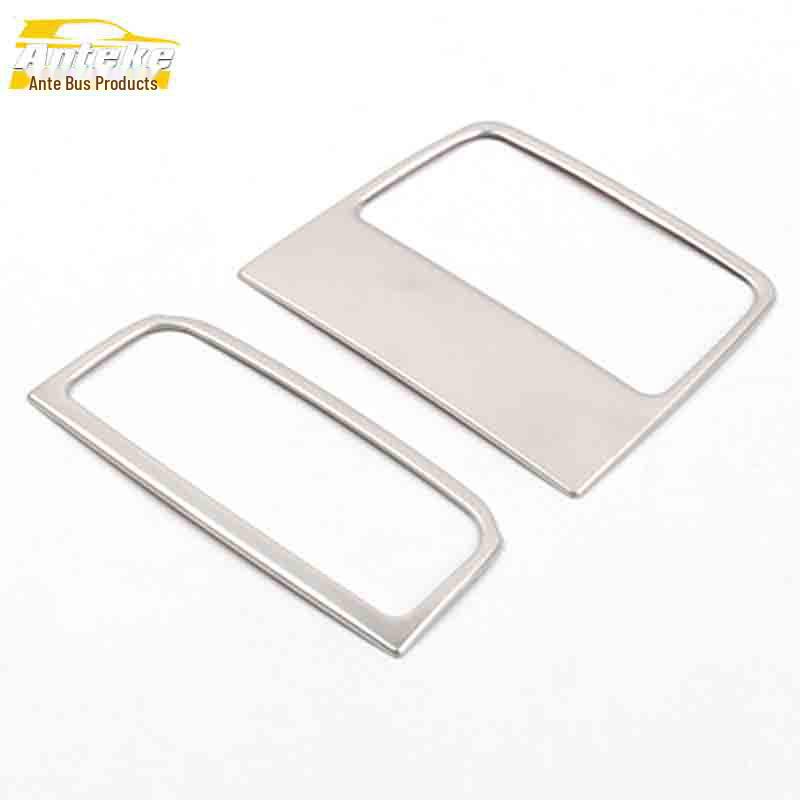 Acabamento da saída de ar traseira de aço inoxidável Boyue para terceira fileira