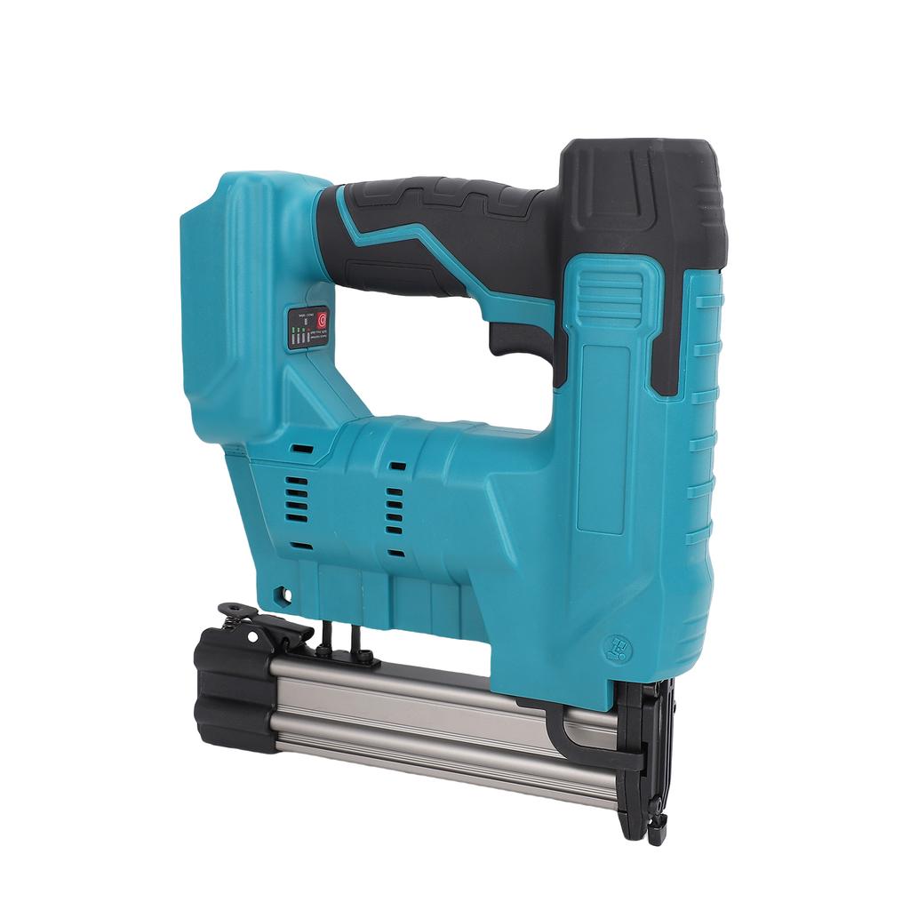 Cordless Nailing Machine 20V Electric Stapler with 100pcs F32mm Straight Nails and 100pcs N shaped Nails Powered By