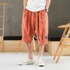Plus Size Summer Harem Pants Men Short Joggers Chinese Style Calf-Length Casual Baggy Pants Male Capris Trousers 8XL