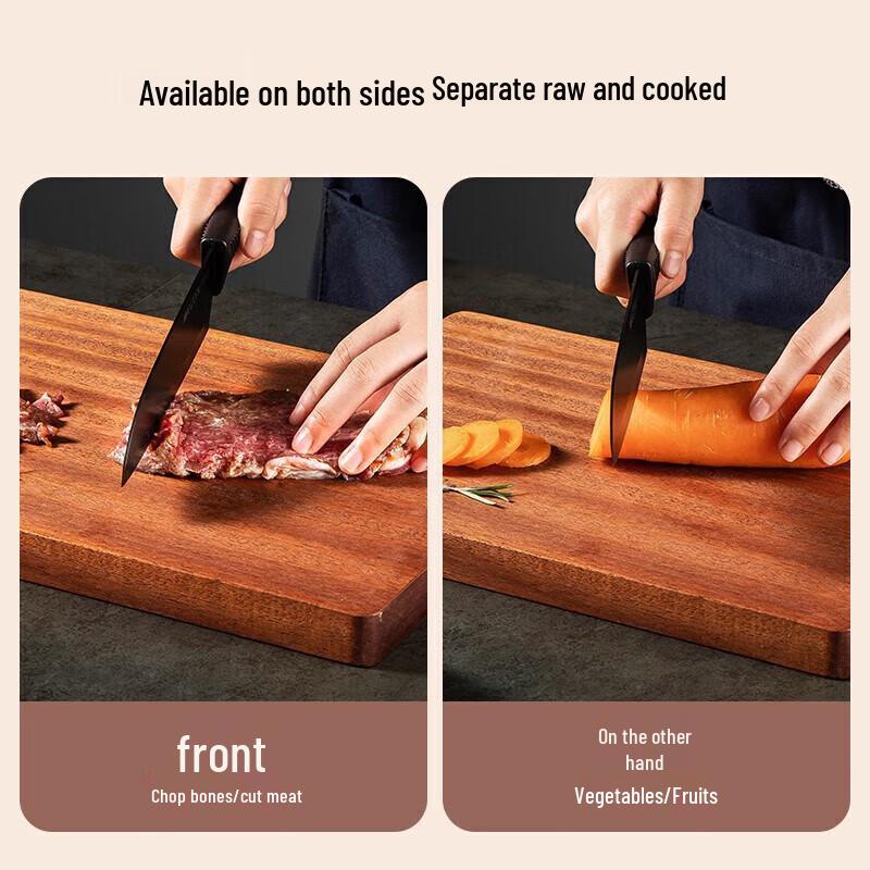 MAXCOOK Ebony Wood Cutting Board