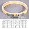 Round Bamboo Frame Embroidery Hoop Ring DIY Embroidery Painting Cross Stitch Kit Frame Sewing Tools Needle Craft Home Decor