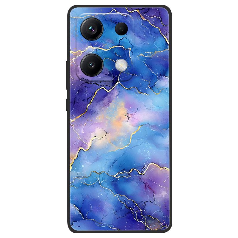 For Redmi Note 14S 4G Phone Case 14 s Marble Painting Pattern Soft Silicone Anti Drop Cover For Xiaomi Redmi Note 14S Shell