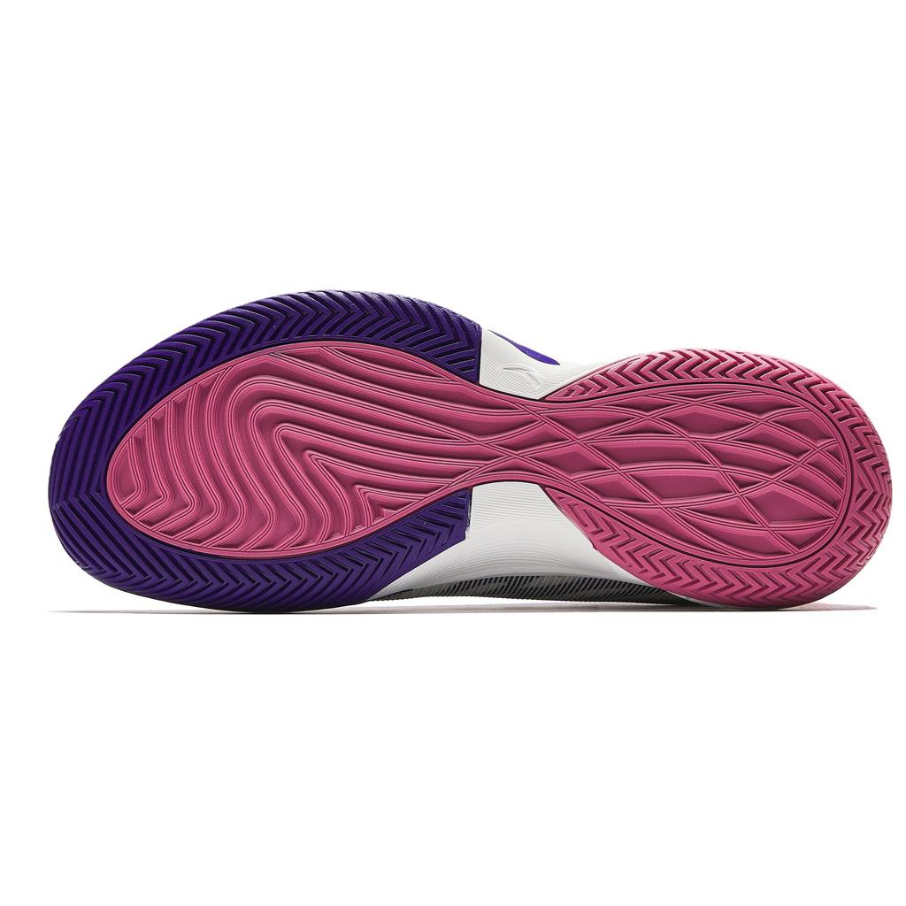 Anta Shunxi 1 TD Fioletowa Edycja Letnia Profesjonalne Buty do Koszykówki Męskie Sneakersy Biało-Różowe 912521601Q-1