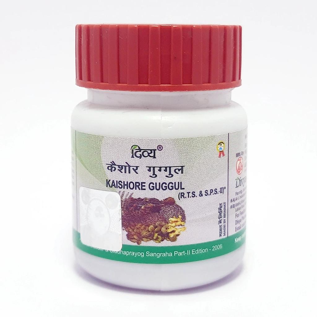 Patanjali Divya Kaishore Guggul, With Giloy, Guggulu, Sonth, Choti Pippal, Marich, | 40gm