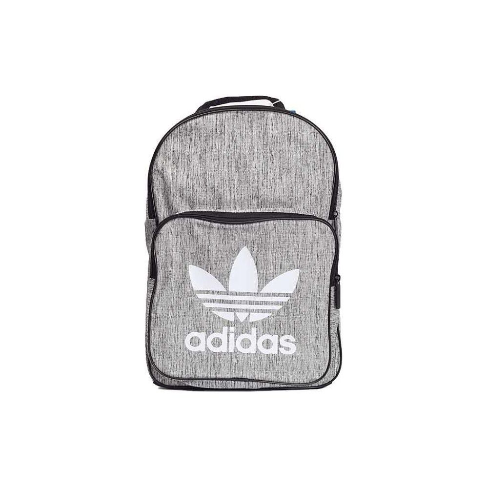 Adidas Originals Trefoil Series Unisex Casual Logo Print Polyester Backpack Men backpack Gray BK7119 Gray