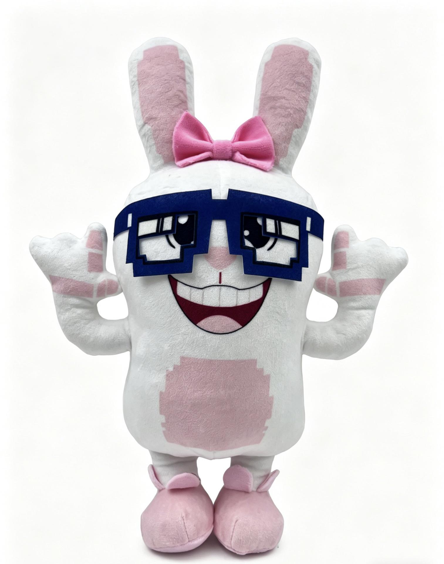 Cross-border Newsahur Brainrot Rabbit Plush Toy OPP Packaging