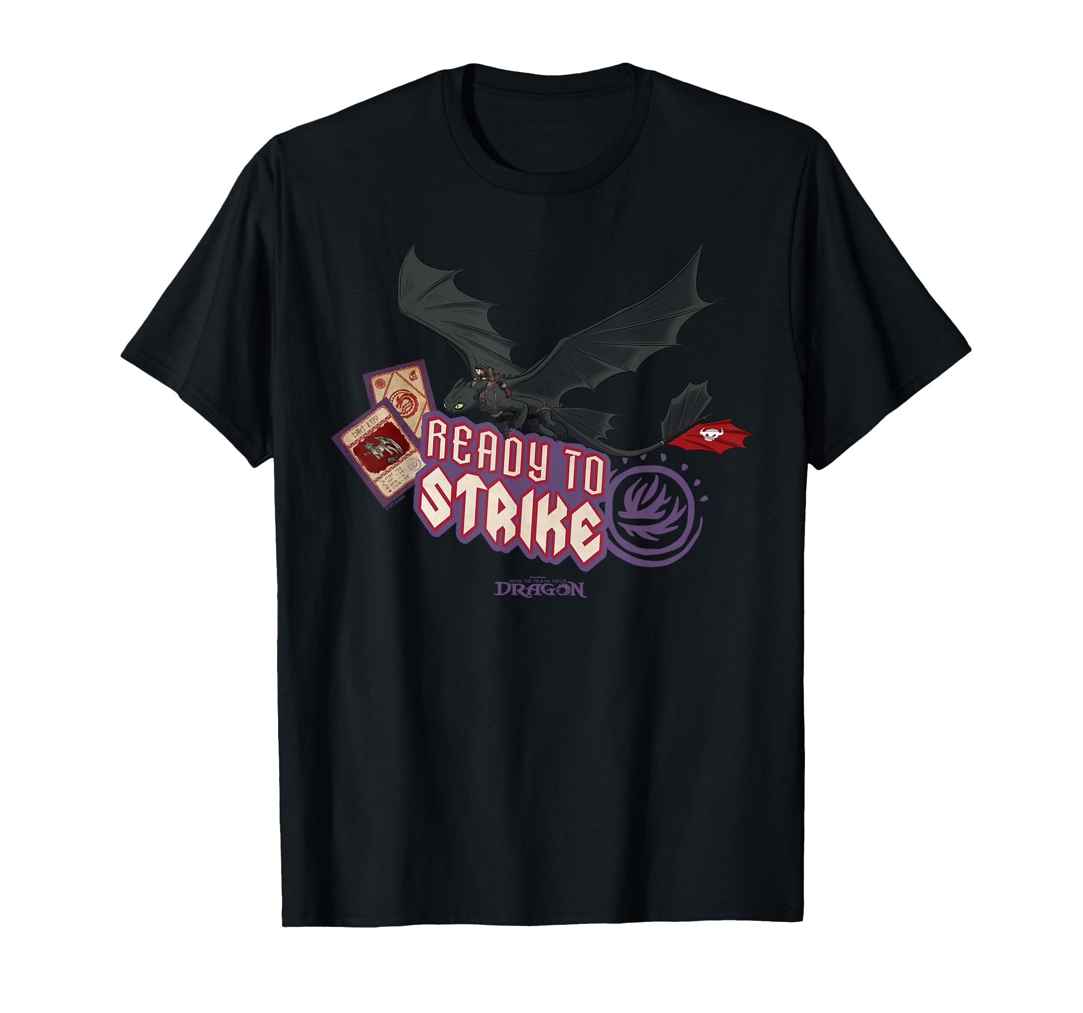 

DreamWorks How to Train Your Dragon Toothless Ready to Strike T-Shirt