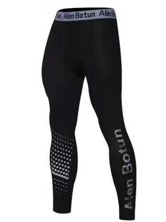 Men's Fleece-Lined Winter Leggings: Warm, High-Elastic Sports Tights for Running, Basketball, Yoga, and Fitness.