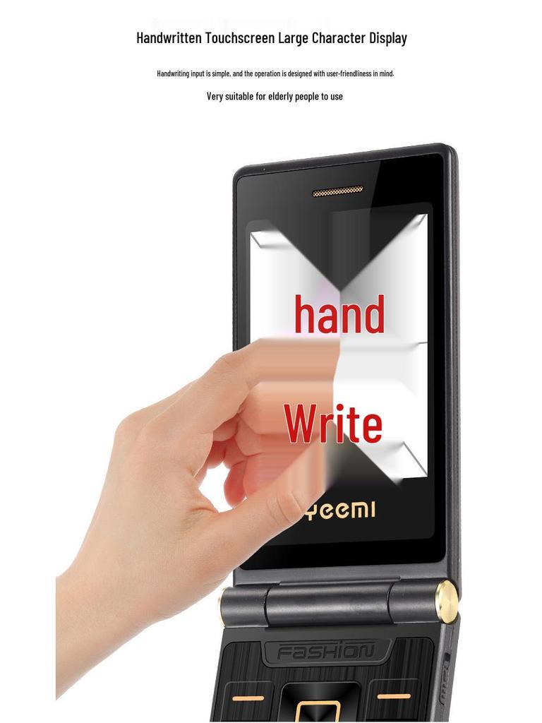 Cross-Border G10-c 4G Flip Phone for Seniors: Dual Screen, Large Buttons, Enhanced Sound, Long Battery Life