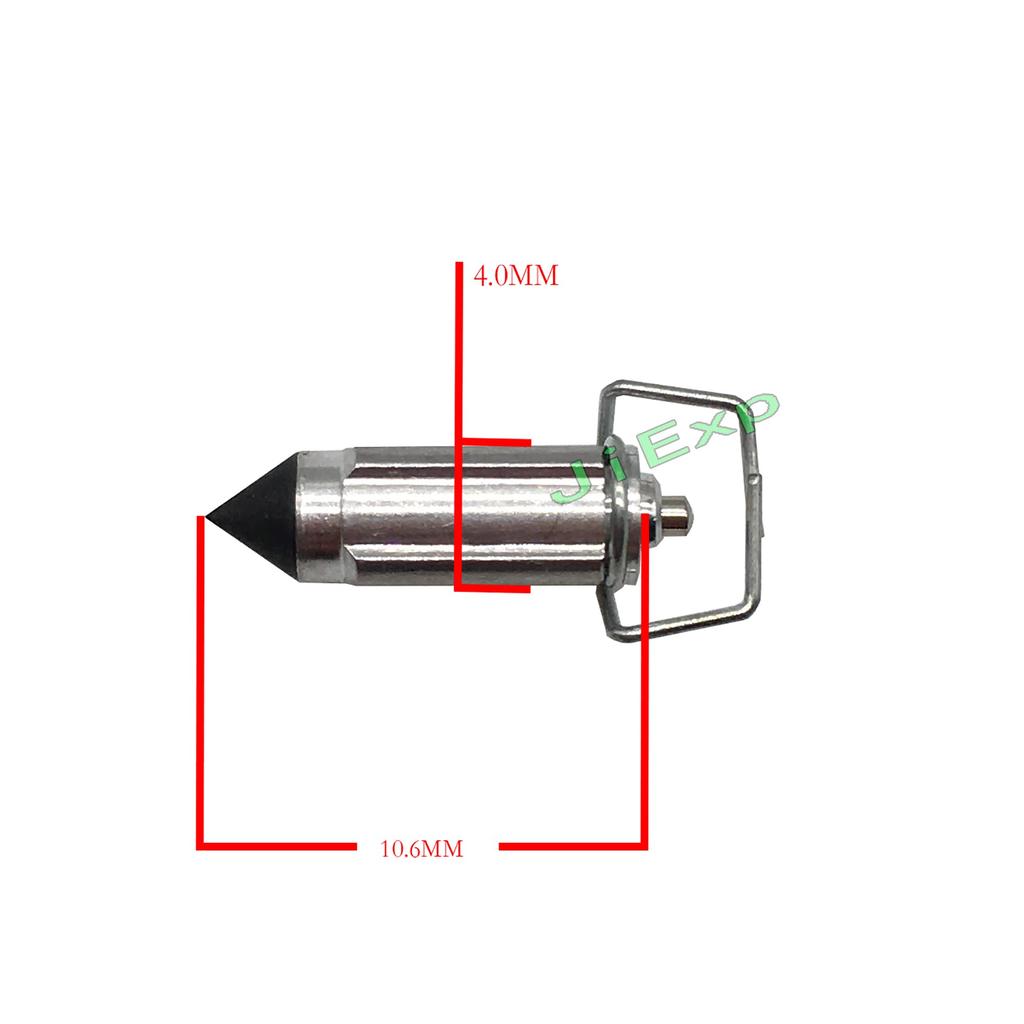 JiExp: PZ19 2-Stroke Carburetor Valve Float DIO 50 TACT GAT Valve (4 Pieces)