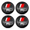 4 pezzi 56mm Tappo Coprimozzo Centrale Ruota Auto Emblema Decalcomania Adesivo Ruota Per TOYOTA TRD Prius Avensis Rav4 Auris GT86 Accessori Auto