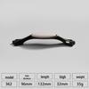 European Style Black & White Plum Blossom Ceramic Cabinet Handle