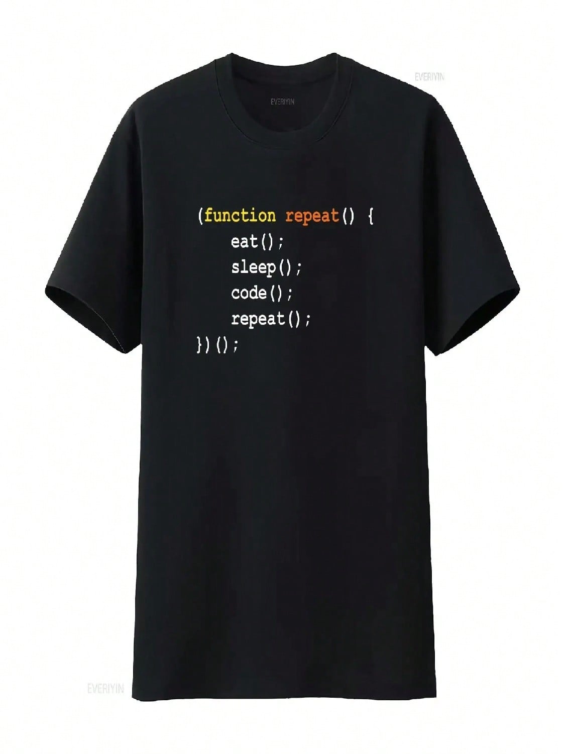 Funny Computer Science Programmer Eat Sleep Code T Shirt Vintage Washed Breathable Casual Slightly Top For Everyday Wear S разноцветный