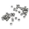 50Pcs Coupling Nut Round Female Thread Stainless Steel M4 Connector Nut Kit for Maintenance