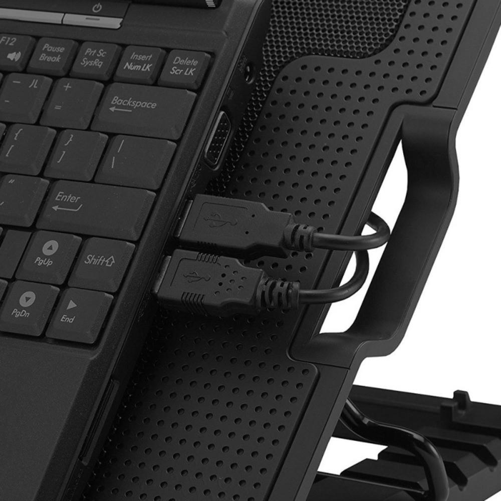 Adjustable Laptop Cooler Base Stand Two USB Port Notebook Radiator Bracket  Office/Home Use