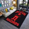 Death Row Records Logo Design suitable as a non-slip mat for the living room or bedroom sofa