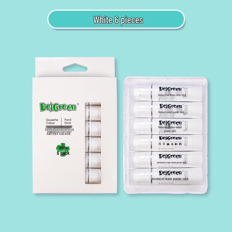 

Dankelin Washable Watercolor Stick Set: 12, 18, or Macaron Colors - Soft, Colorful, Ideal for Painting & Graffiti.