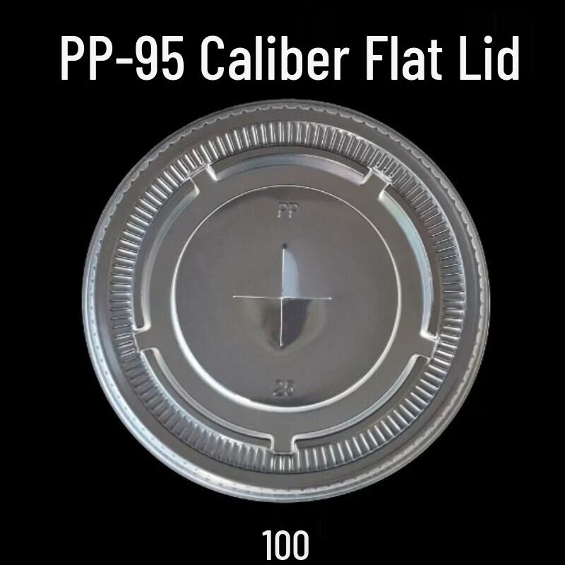 

Disposable PET Flat Lids for 95mm Cups