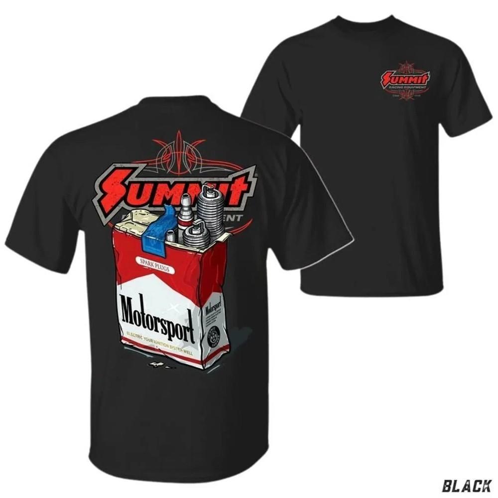

Summit Racing Motorsport Shirt Car Love Fan Gifts Two Sides Classic Tee S-5XL Unisex T-Shirt XXXL