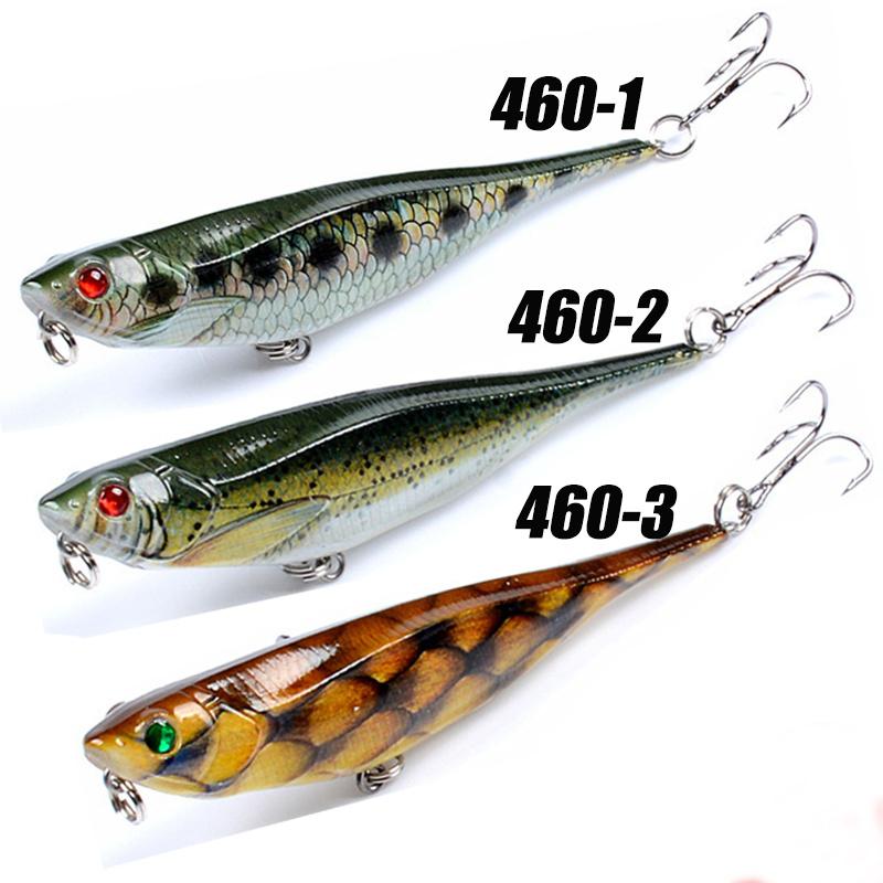 1pc/3pcs Fishing Lure Colorful Minnow Sinking Artificial Bait Pencil Lure Cool Fishing Hooks for Saltwater and Freshwater