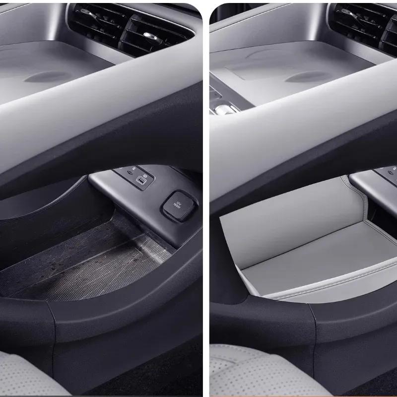 For BYD Sea Lion 06dmi Central Control Lower Storage Pocket EV Heightening Storage Box Interior Supplies Interior Accessories