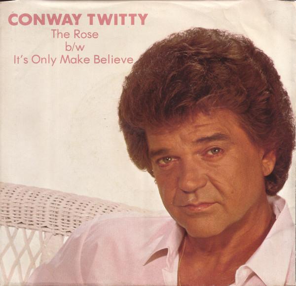 

7inch Record CONWAY TWITTY - The Rose 769854 Elektra, Twitty 1982 US Folk Used
