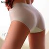 Women's Ultra-thin Mask Panties No Trace Ice Silk Panties Women's Mid-waist Triangular Pants M-XL