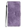 Pour iPhone 17 Pro Étui Design Papillon Portefeuille à Rabat Cuir Housse de Téléphone Toucher Peau