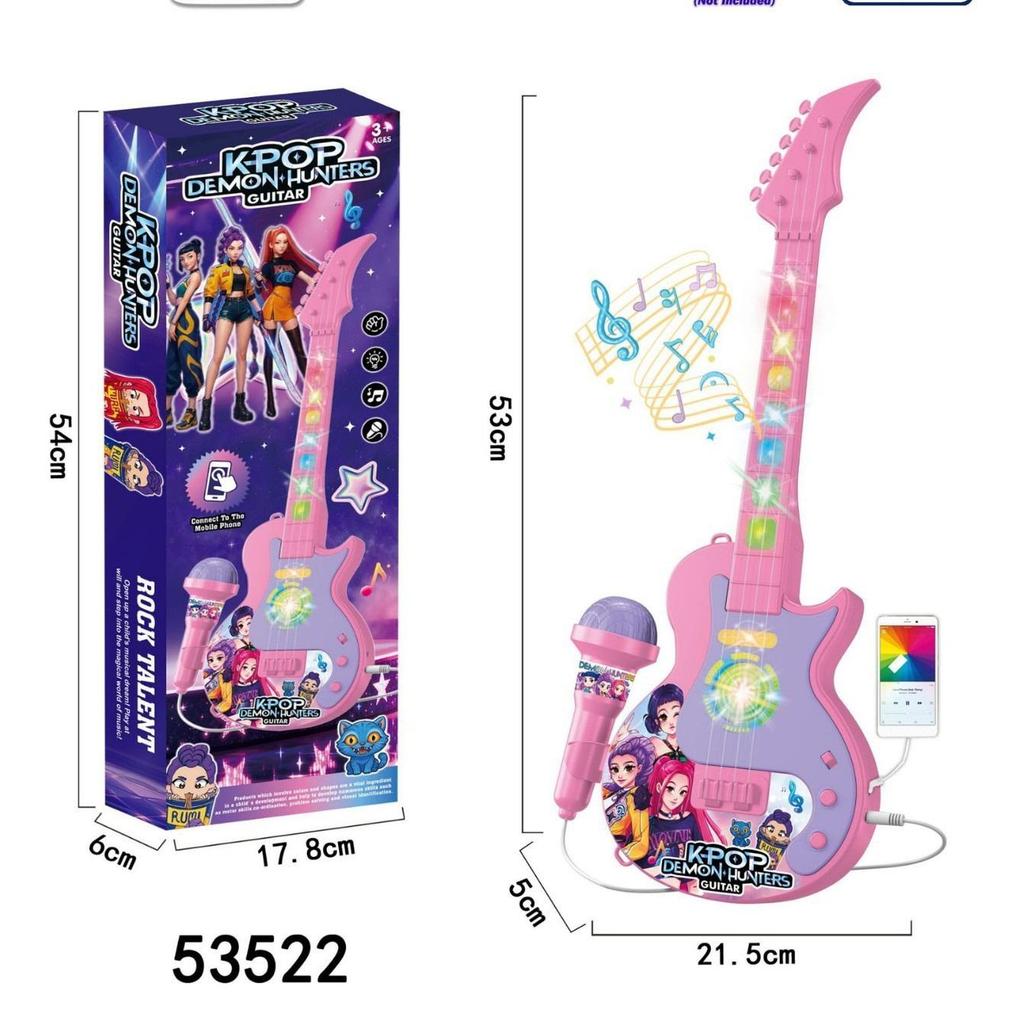 K-pop Kids Colorful Lights & Sound Toy: Mobile & MP3 Compatible for Early Education, Singing & Dancing.