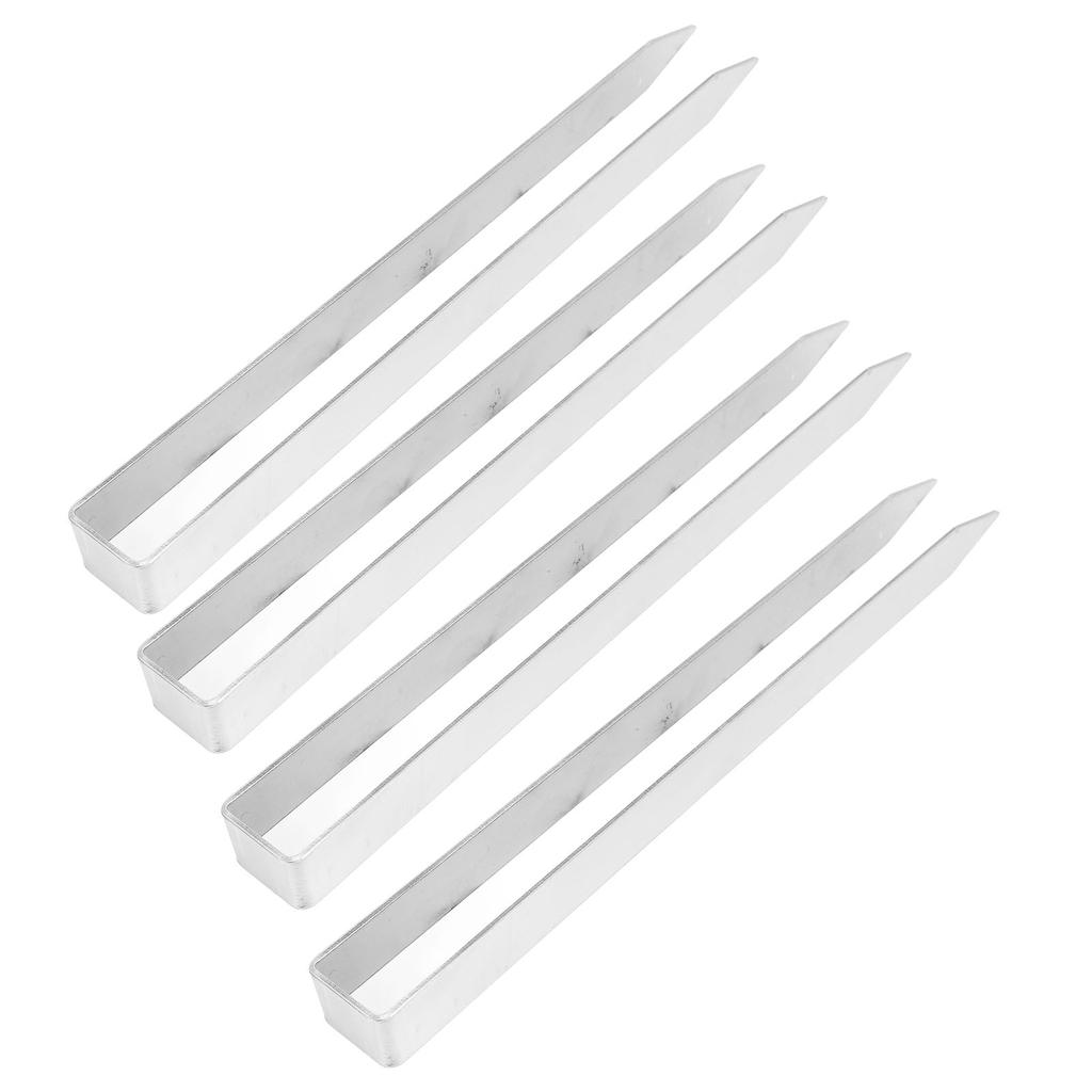 4 Pcs U Shaped Stakes Heavy Duty Stainless Steel Ground Pegs U Shape Rose Arch Ground Anchors for We