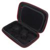 iPlusmile Microphone Storage Case Black Waterproof Dustproof Shockproof Impact Resistant 19cm Wireless Microphone Protection Box