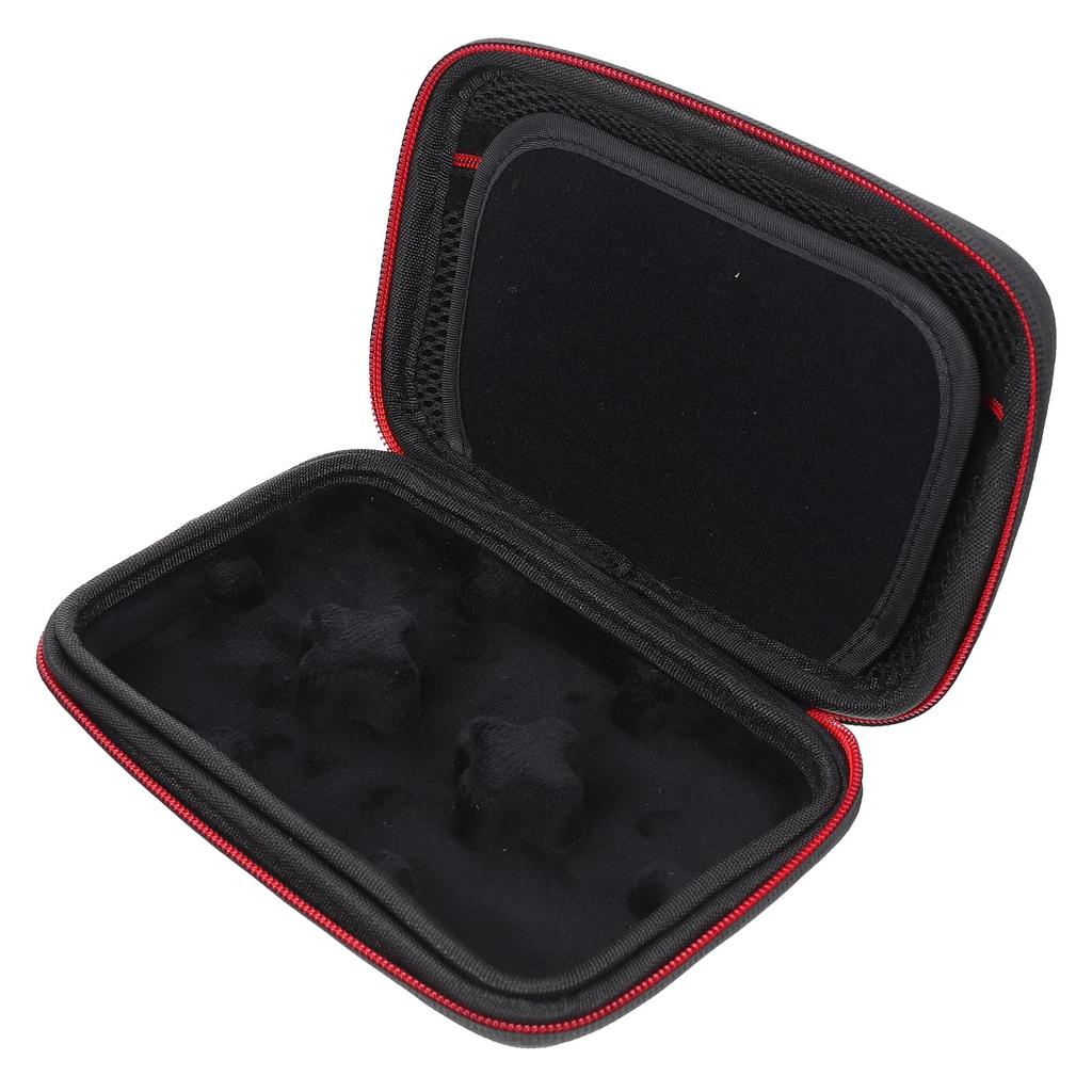 iPlusmile Microphone Storage Case Black Waterproof Dustproof Shockproof Impact Resistant 19cm Wireless Microphone Protection Box