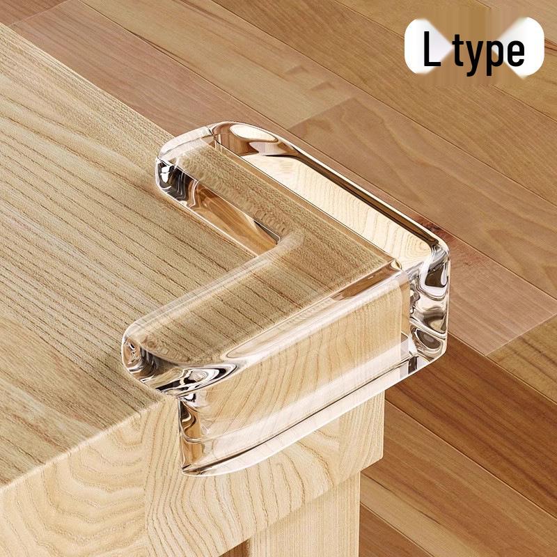 

Transparent Silicone Corner Protector for Tables and Cabinets
