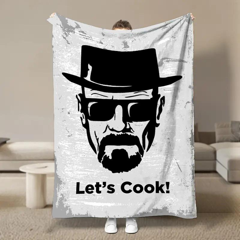 8 Size Breaking-Bad TV Show Series Flannel Blanket Home Sofa Lunch Break Blankets Children Student Blankets Nap Cover Kid Gift