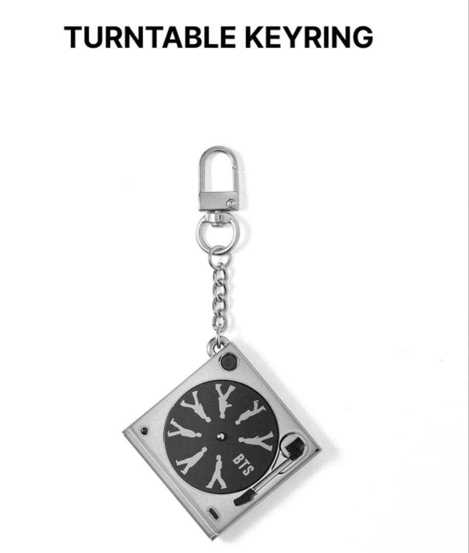 [USED] BTS ARIRANG Busan Turntable Keyring Record