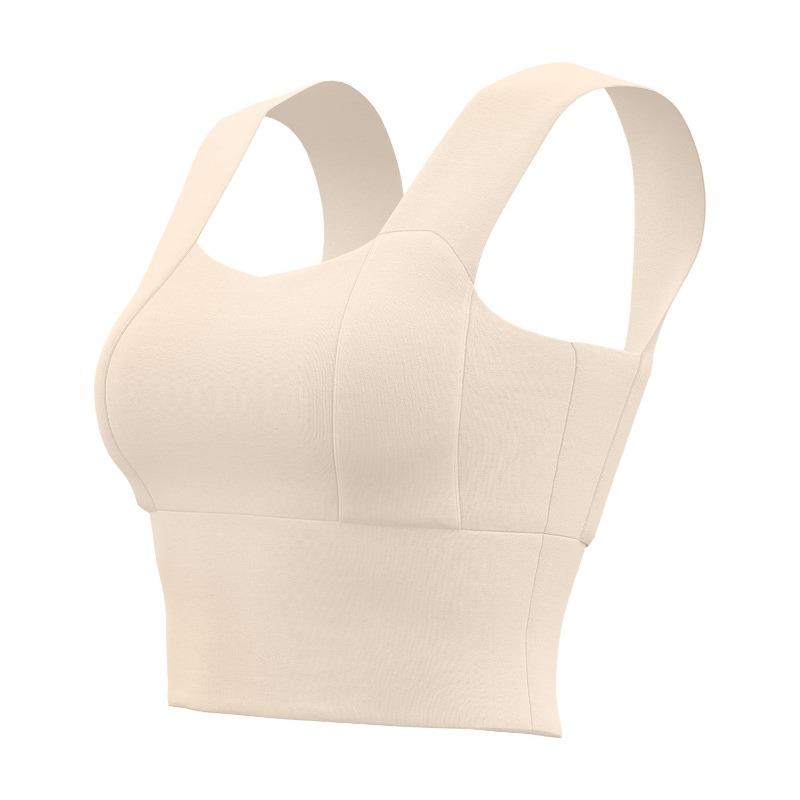 Reggiseno Sportivo con Spalline Larghe Schiena Bella Antiurto Anti-Caduta per Corsa Fitness Push Up