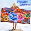 Paw Dogs Print Beach Towel, Large Soft Quick Dry Towel for Beach Camping Swimming
