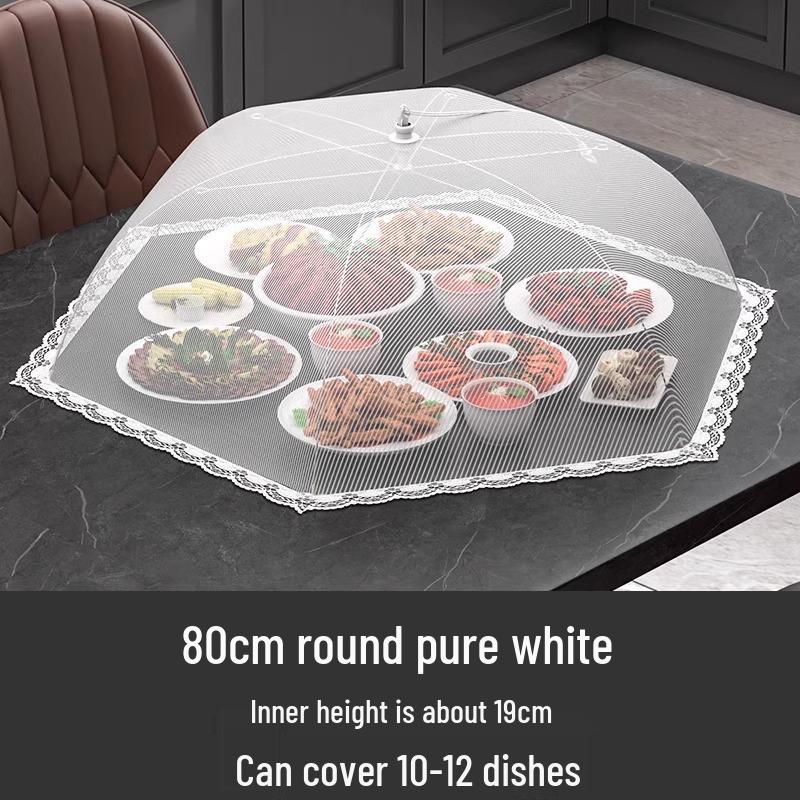 Foldable Dining Table Dustproof & Flyproof Food Cover Lid
