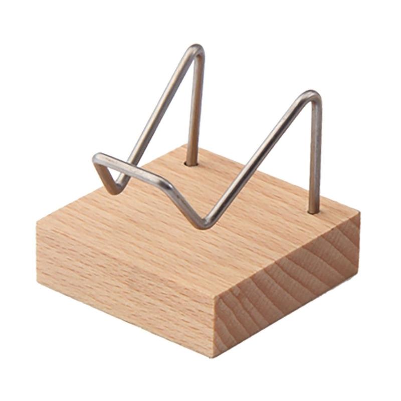 Практичный стенд для минералов Прочный стенд для демонстрации кристаллов с металлическим кронштейном и деревянным основанием для коллекции камней и минералов серебряный