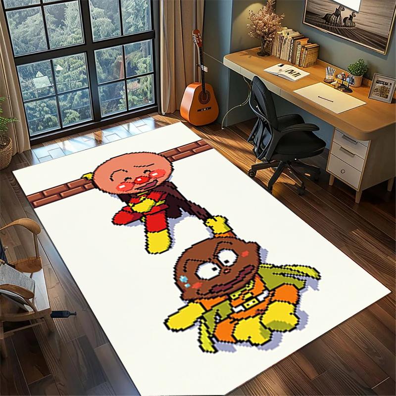 Waschbare rutschfeste Fußmatte Brot Superman Teppich für große Flächen Heim Schlafzimmer Gamer Zimmer Dekor
