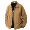 American Detroit Men's Workwear Jacket: New Style, Solid Color, Loose Casual Fit, Spring/Autumn Lapel Coat