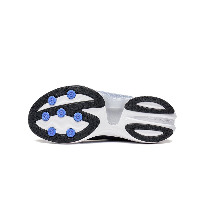 Li Ning Children Canglan 2.0 Reflective Rebound Shock Absorbing Breathable Low Top Running Shoes Kids Running Shoes Blue YKFT058-9