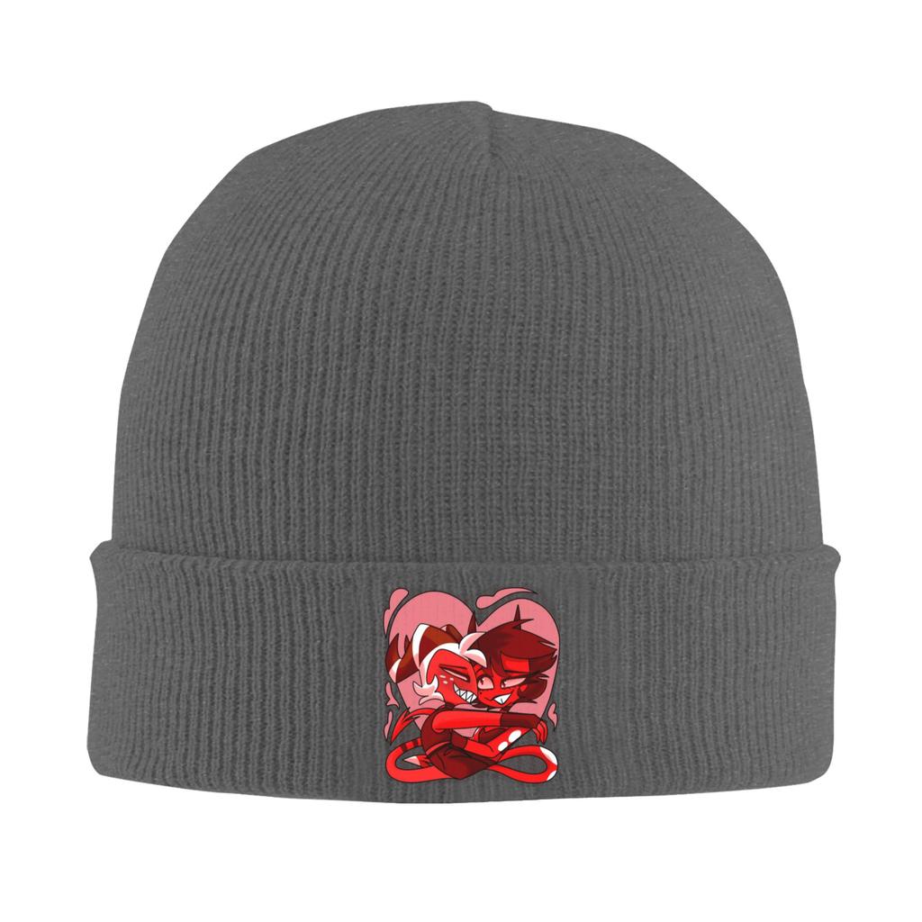 Helluvas Bosses Millie and Moxxie Knit Hat Beanie Hats Gym Thermal Elastic Unisex Adult Bonnet Hats Autumn Custom Casual Caps