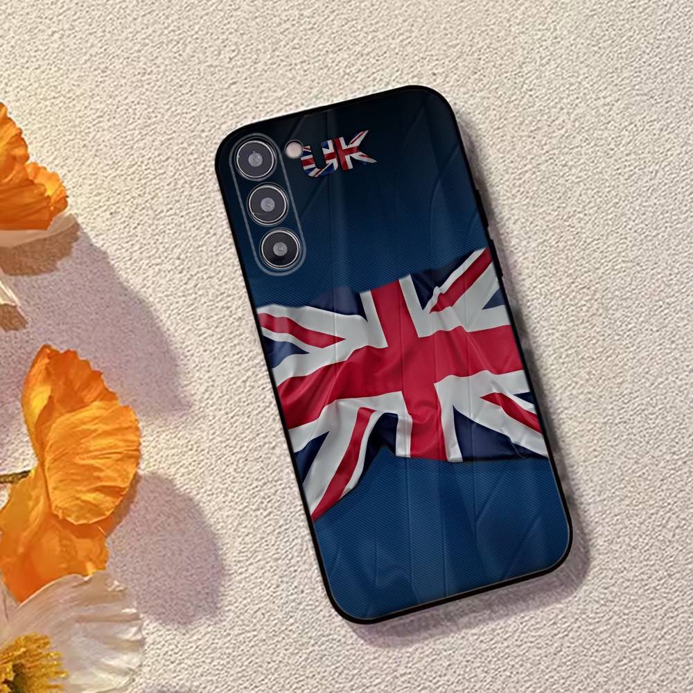 England F-Flagge Anfeuern bei Fußballwettbewerben Handyhülle Silikon Weich Für Samsung Galaxy A73,A72,A71,A70,A53,A52,A51