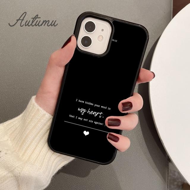 

Біблія Філіппійців Ісус Христос Християнські вірші Phone Case for iPhone 11 12 13 14 Pro Max mini XR XS SE 2020 7 8 Plus Cover shell iPhone 11pro