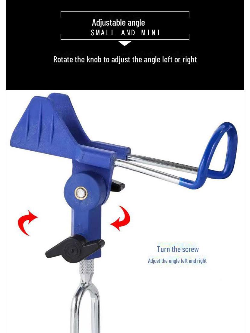 

Тримач нічної вудки, що світиться, з регульованим положенням синій