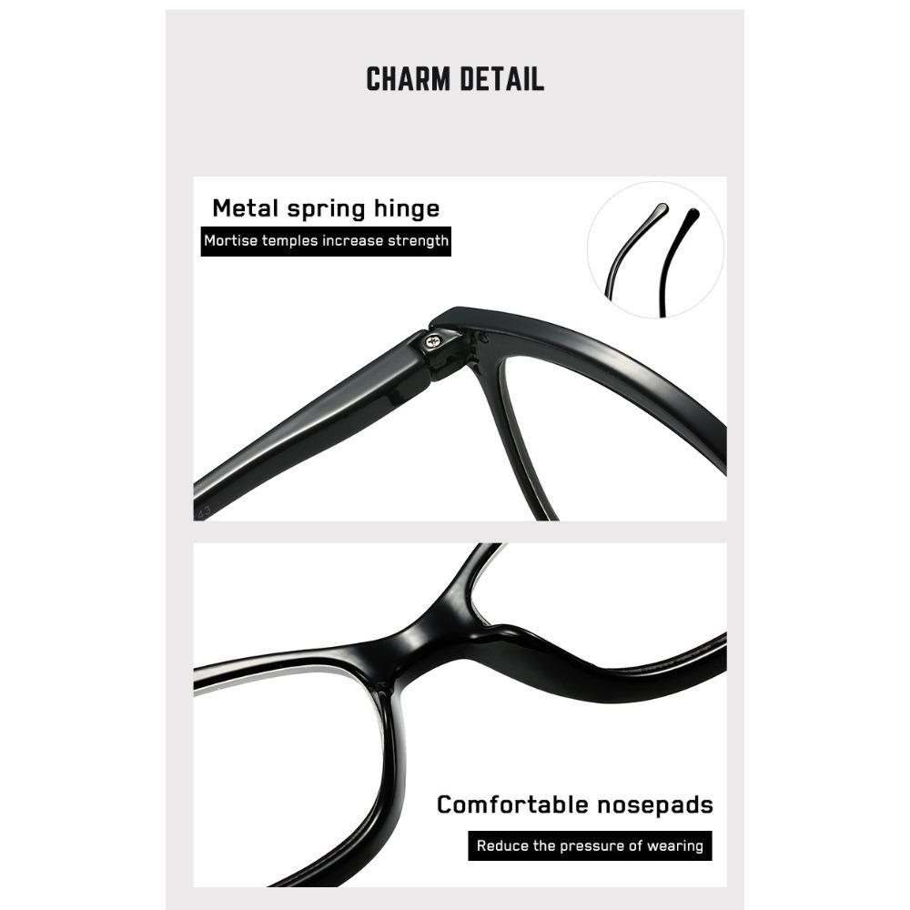 2026 New Fashion Photochromic Reading Glasses for Men Women Elderly, Business Single-Lens Anti Blue Light Presbyopia Eyewear